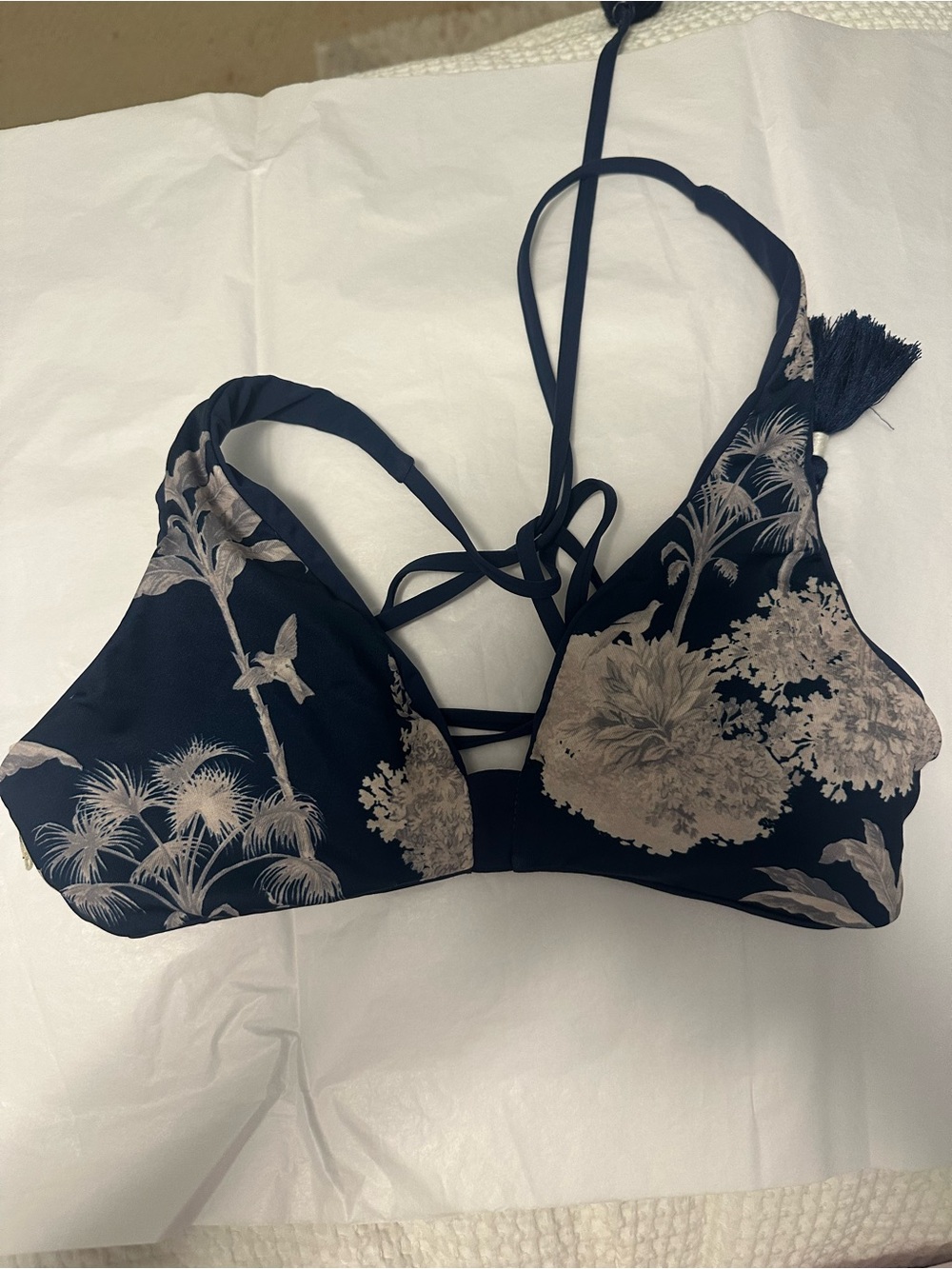 Maaji Bikini Top Floral Beige Print